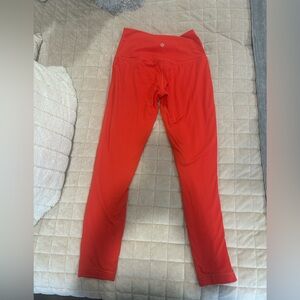 Lululemon Athletica Love Red Leggings